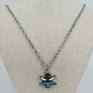 Vintage Native American Kachina Eagle Dancer Pendant Necklace
